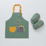 Tablier enfant dinosaure, tablier enfants avec poches et 2 manches, tablier peinture enfant, tablier ...