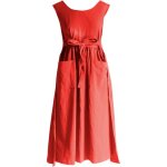 Tablier grande taille pour femme avec 2 poches, robe chasuble japonaise pour peinture, nettoyage, cuisine ...