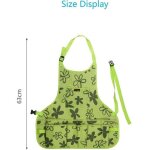 Tablier de jardinage pour femme ulisem avec outils (gants), tablier de jardinage en tissu oxford 600d, ...