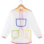 Tablier peinture enfants unisexe ? impermable, manches longues, 3 poches ? art / cuisine / repas / scolaire ...
