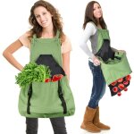 Tablier de rcolte (vert), sac en toile pour la cueillette des fruits - tablier de rcolte ajustable ...