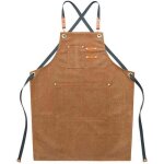 Tabliers de travail en toile pour homme avec poches, sangle r�glable et grandes poches, tablier de cuisine ...