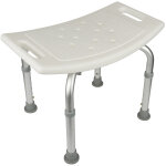 Tabouret baignoire antidrapant rectangulaire, chaise de douche antidrapante pour personnes ges, handicaps ...