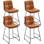 Wahson office chairs - tabouret de bar lot de 4 chaise haute cuisine en cuir pu pour bar avec coussin ... Wahson office chairs - tabouret de bar lot de 4 chaise haute cuisine en cuir pu pour bar avec coussin ...