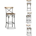 Vidaxl - tabouret de bar bois de manguier massif - tabouret de bar - tabouret industriel - tabouret cuisine ... Vidaxl - tabouret de bar bois de manguier massif - tabouret de bar - tabouret industriel - tabouret cuisine ...