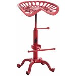 Clp - tabouret de bar butch au style industriel rouge Clp - tabouret de bar butch au style industriel rouge