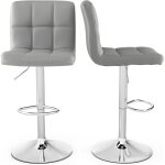 Tabouret de bar, chaise bar pivotante, hauteur réglable 65 - 85 cm, chaise bar cuisine en pu, repose ... Tabouret de bar, chaise bar pivotante, hauteur réglable 65 - 85 cm, chaise bar cuisine en pu, repose ...