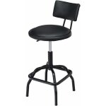 Costway - tabouret de bar en cuir, chaise de bar avec dossier rembourr, chaise haute avec repose - pieds, ...