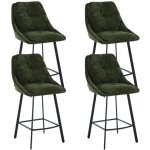 Wahson office chairs - tabouret de bar lot de 4 chaises de bar haute cuisine avec coussin confortable ...