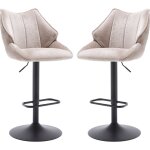 Wahson office chairs - tabouret de bar moderne lot de 2 chaise haute cuisine rglable en hauteur, bar ...