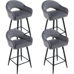 Wahson office chairs - tabouret de bar en velours lot de 4 tabouret rotation de 360 degré chaise bar ... Wahson office chairs - tabouret de bar en velours lot de 4 tabouret rotation de 360 degré chaise bar ...