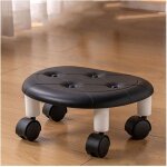 Tabouret bas � roulettes, tabouret universel moderne et simple pour chambre � coucher, petit tabouret ...