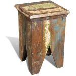 Tabouret bois de r�cup�ration massif vidaxl