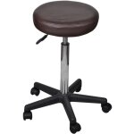 Tabouret de bureau marron cfw98259