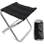 Tabouret de camping pliable, tabouret d'ext�rieur portable pour la p�che, la randonn�e et le barbecue, ...