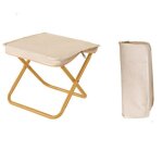 Tabouret de camping pliable, mini tabouret de camping pliable, chaise pliante de camping avec sac de ...
