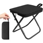 Tabouret de camping pliable portable - repose - pieds d'ext�rieur pliable - si�ge l�ger - pliable pour ...