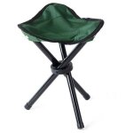 Tabourets de camping trpied, chaise de camping pliante portative lgre, petit tabouret en toile  3 ...