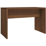Tabouret de coiffeuse couleur chne marron 70 x 35 x 45 cm bois d'ingnierie brun dec024977