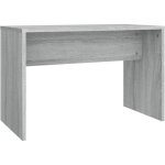 Tabouret de coiffeuse couleur sonoma gris 70 x 35 x 45 cm bois d'ingnierie gris dec024981