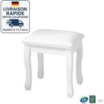 Modfu - tabouret coiffeuse - tabouret de maquillage en coton hautement lastique - sige de piano de ...