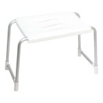 Tabouret de douche ou de baignoire couleur blanche charge 150 kg