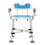 Einfeben - tabouret de douche tabouret de bain hauteur rglable chaise de douche - supports croiss avec ...