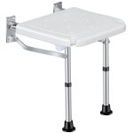 Lifcausal - tabouret de douche , hauteur rglable 4253cm aide  la douche chaise de douche sige de douche ...