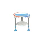 Tabouret de douche rglable en hauteur 45 - 57 cm - sige de douche pivotant  360  - sige de douche ...