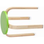 Kkmoon - tabouret empilable en bois courb - vert candy antidrapant - dcoration moderne pour chambre ...