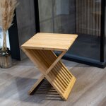 Schulte - tabouret ergonomique de salle de bain avec pieds antidérapants pliable, bambou 44 x 39 x 38 ... Schulte - tabouret ergonomique de salle de bain avec pieds antidérapants pliable, bambou 44 x 39 x 38 ...