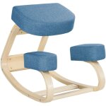 Tabouret ergonomique - siège assis à genoux - chaise à genoux grand confort - bois bouleau polyester ... Tabouret ergonomique - siège assis à genoux - chaise à genoux grand confort - bois bouleau polyester ...