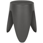 The home deco factory - tabouret eve coloris gris