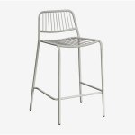 Tabouret de jardin haut empilable elton sklum vert kaki ?65 cm