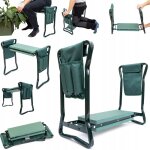 Genouill�re de jardin 3 en 1 avec deux accessoires chaise tabouret pliable 150 kg