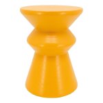 Aubry gaspard - tabouret 'pion' artisanal en bois de paulownia jaune ? design unique Aubry gaspard - tabouret 'pion' artisanal en bois de paulownia jaune ? design unique