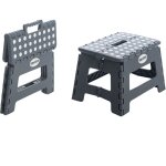 Tabouret pliant 22, 5 cm gris easyform