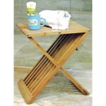 Tabouret pliant en bambou - dimensions environ 40 x 43 x 32 cm Tabouret pliant en bambou - dimensions environ 40 x 43 x 32 cm