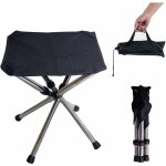 Tabouret pliant camping, chaise camping portable avec sac de transport, mobilier de camping chaise peche, ...