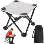 Tabouret pliant camping mini portable tabouret pliable siege pliant pour jardinage parcs camping plein ...