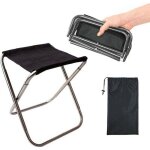 Tabouret pliant d'extrieur, tabouret pliant en alliage d'aluminium, mini tabouret pliant portable, ultra ...