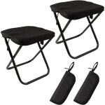 Tabouret pliant portable, l�ger et compact, jusqu'� 100 kg, id�al pour le camping et la randonn�e (lot ...