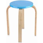 Tabouret rond en bois bentwood empilable avec des couleurs bonbons tabouret de table antid�rapant pour ...