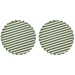 Tabouret rond coussins de chaise pour cuisine salle � manger coussins de si�ge avec attaches lot de 2 ...