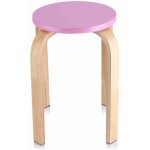 Tabouret rond empilable pour salon, tabouret antid�rapant pour chambre � coucher, chaise de coiffeuse, ...