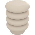 Tabouret rond en m�tal gris h41 cm - f�licie