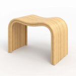 Tabouret en rotin naturel 68 cm - wave