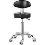 Tabouret  roulettes avec roulettes douces, dossier rembourr confortable, sige pivotant hydraulique ...