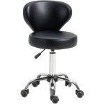 Tabouret � roulette tabouret de massage - tabouret de travail pivotant 360� - assise r�glable 49 - 64h ...