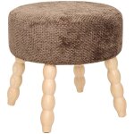 Tabouret spolo marron tonka atmosphera cr�ateur d'int�rieur